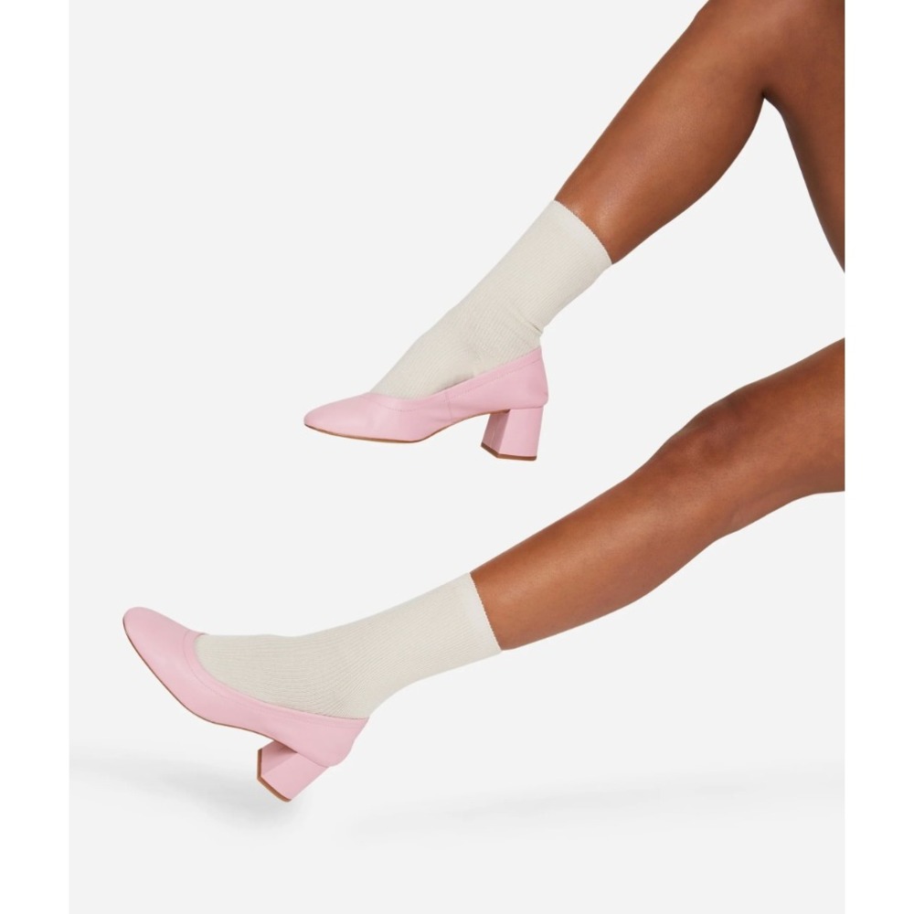 Intentionally Blank‎ Margie Block Heel in Baby Pink